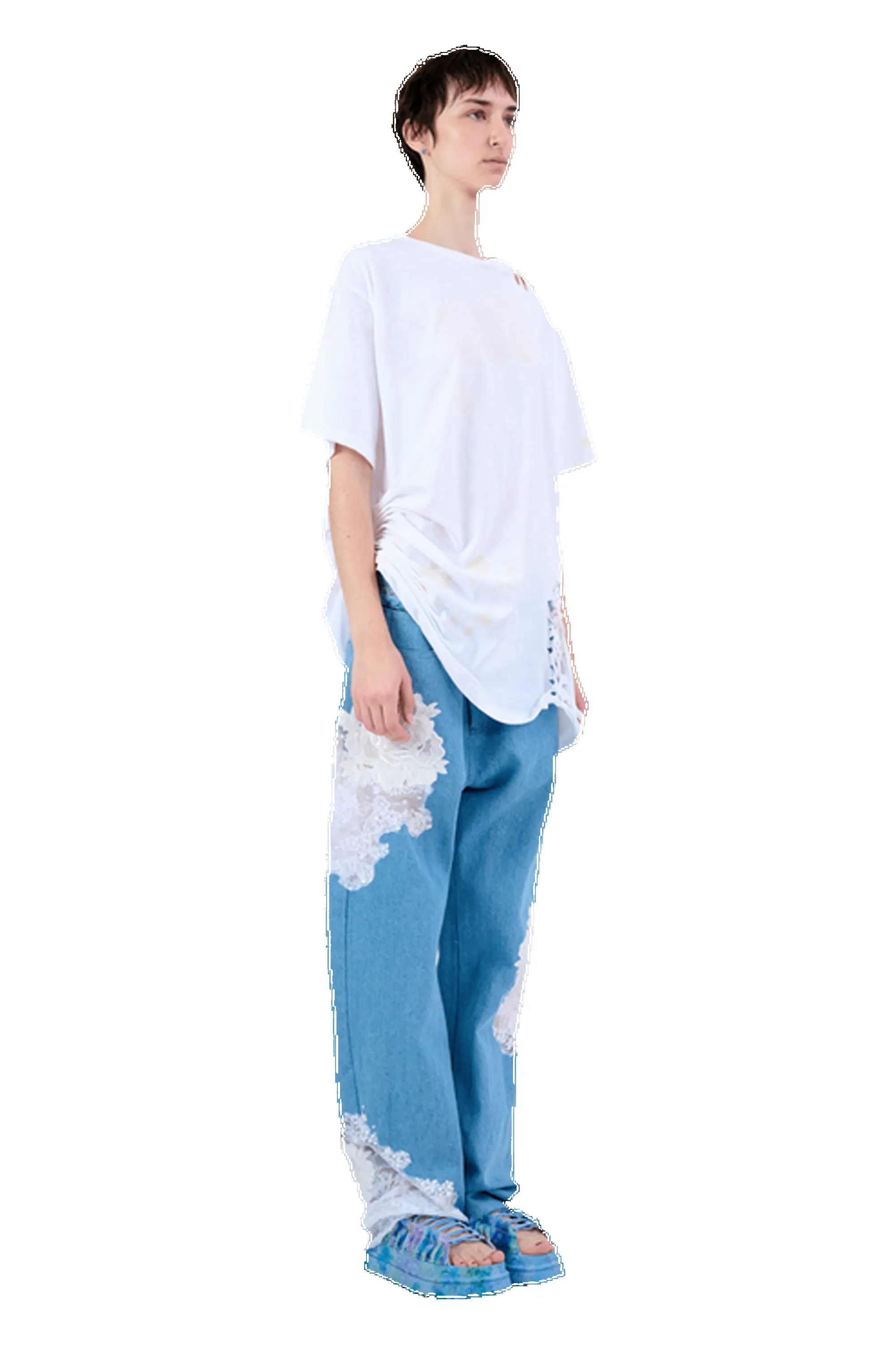 TEA STAINS NASH LACE TEE sold by Collina Strada product image thumbnail 3