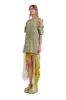 OLIVE STRIPE REMNANT STAR TEE sold by Collina Strada