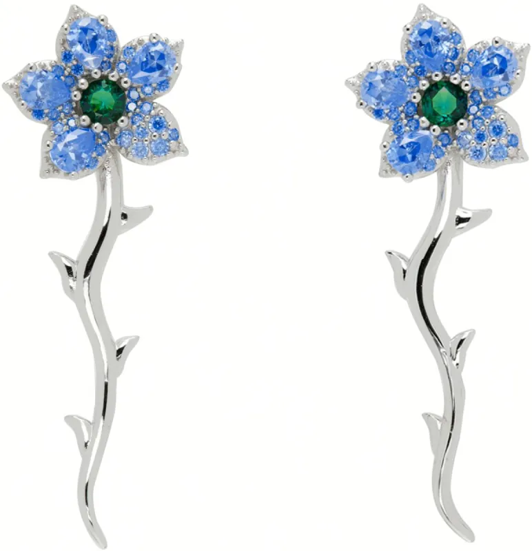 SOFT BLUE VINE EARRING sold by Collina Strada