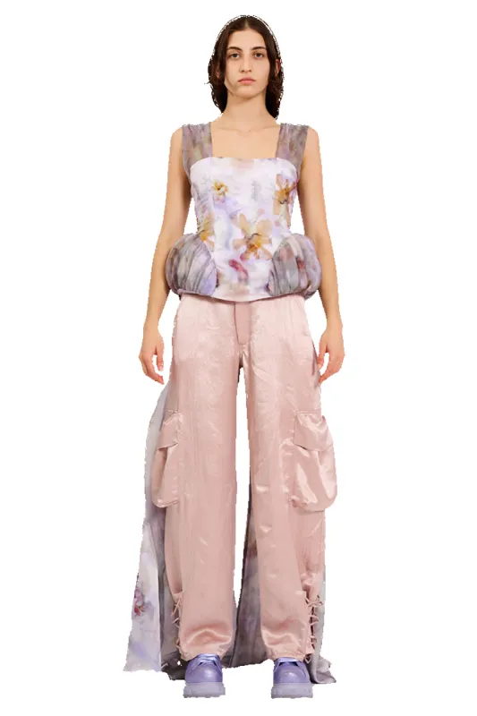 MOLTEN FLOWERS CATALINA TOP made by Collina Strada