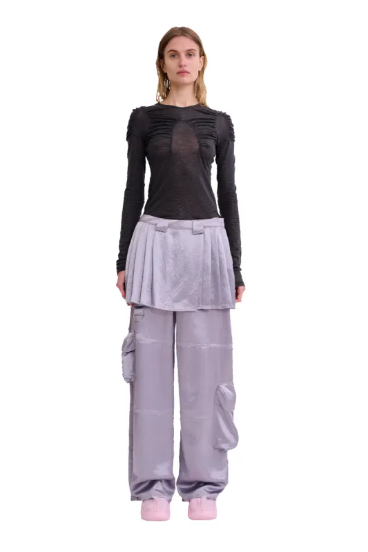 GREY CLOVER SKIRT CARGO PANT sold by Collina Strada
