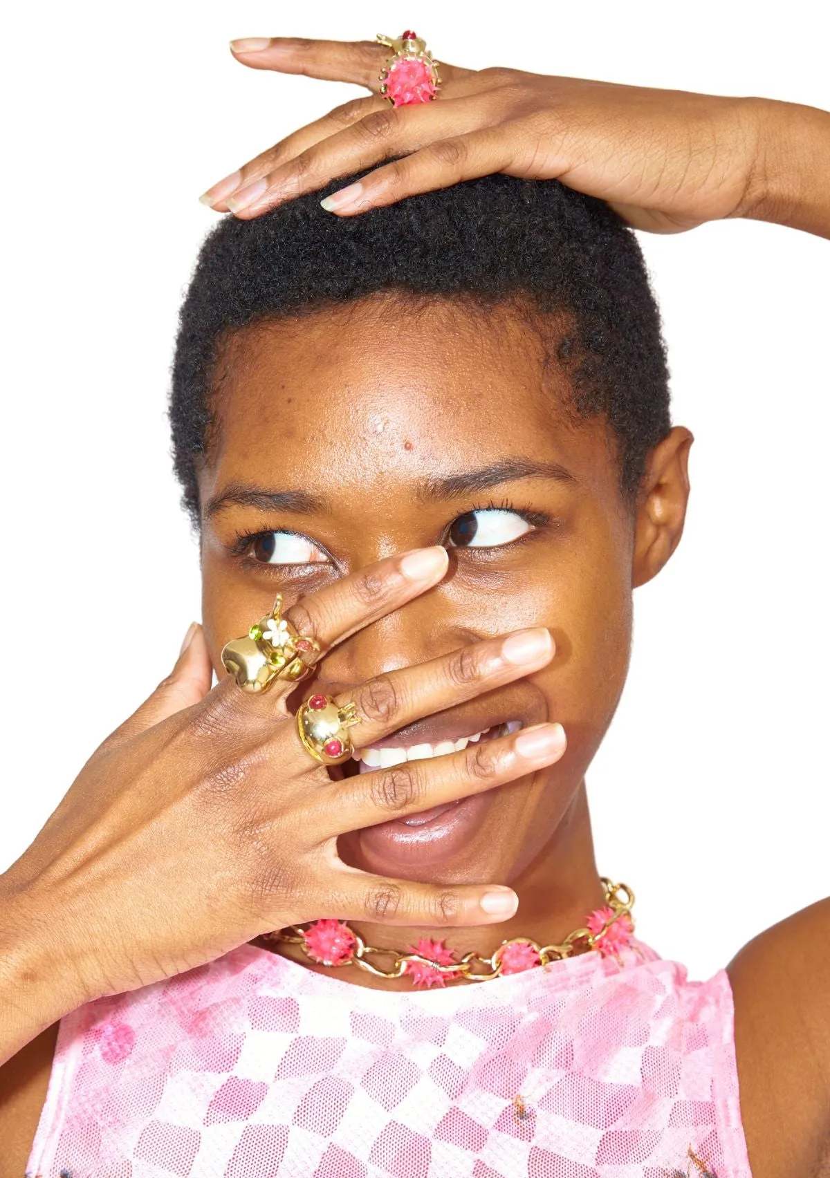 GOLD LIME HIPPO RING sold by Collina Strada product image thumbnail 3