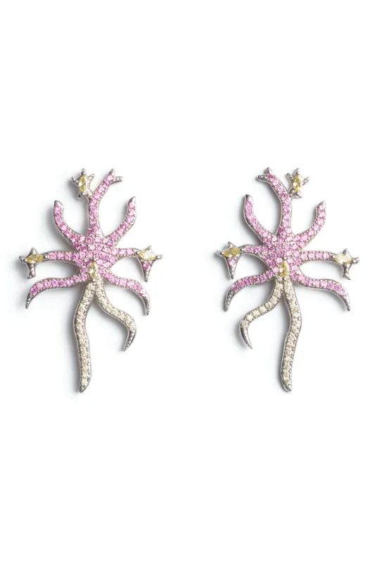 HOT PINK CANARY ETOILE EARRING sold by Collina Strada