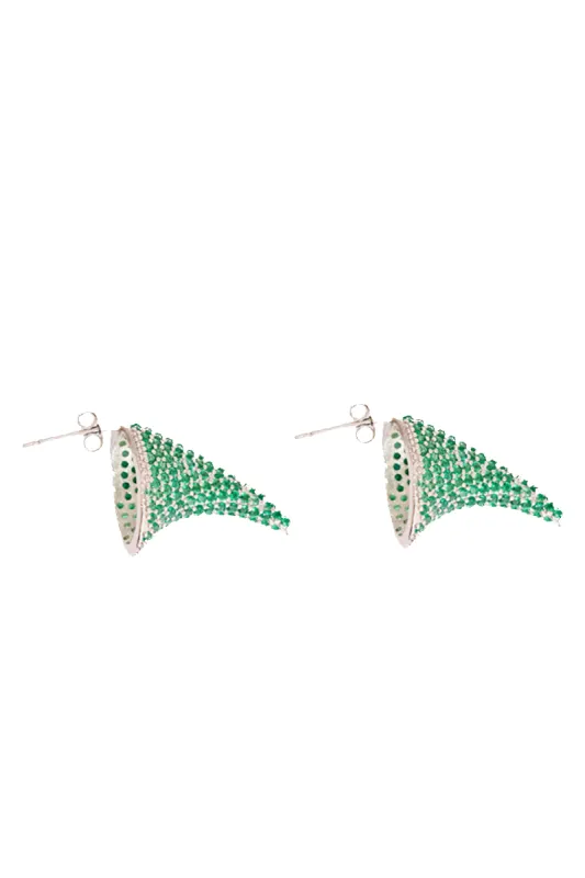 EMERALD SUPER THORN EARRING sold by Collina Strada