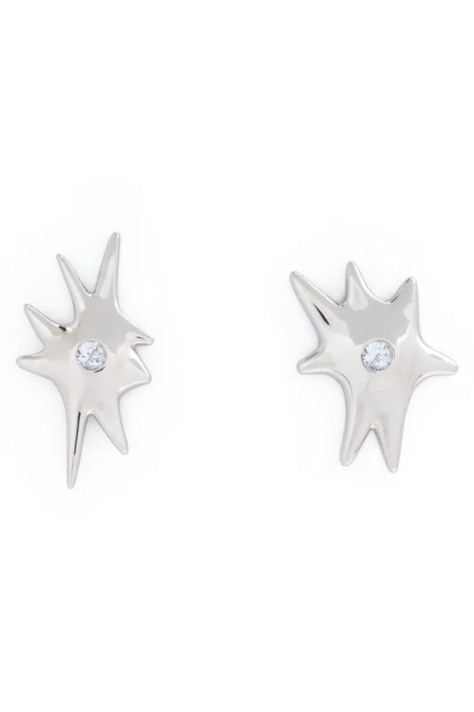 CLEAR MINI CELESTE EARRINGS sold by Collina Strada