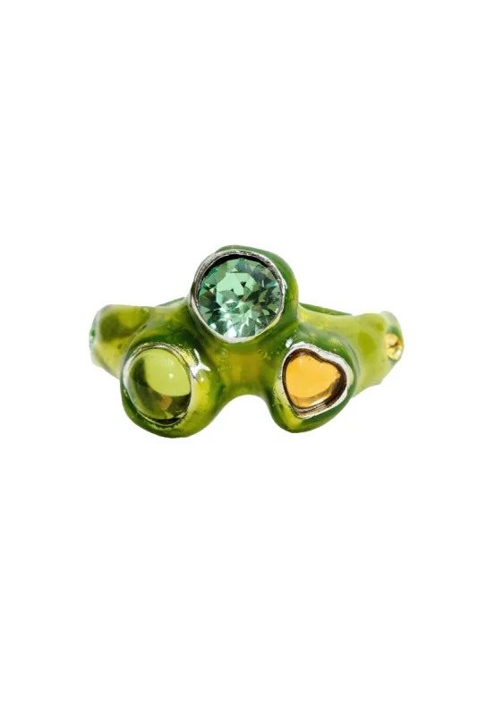 LIME MULTI FLORENCE RING sold by Collina Strada
