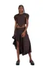 BLACK PLAID FLORIST SKIRT sold by Collina Strada