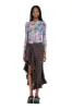 BLACK PLAID FLORIST SKIRT sold by Collina Strada