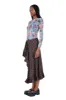 BLACK PLAID FLORIST SKIRT sold by Collina Strada