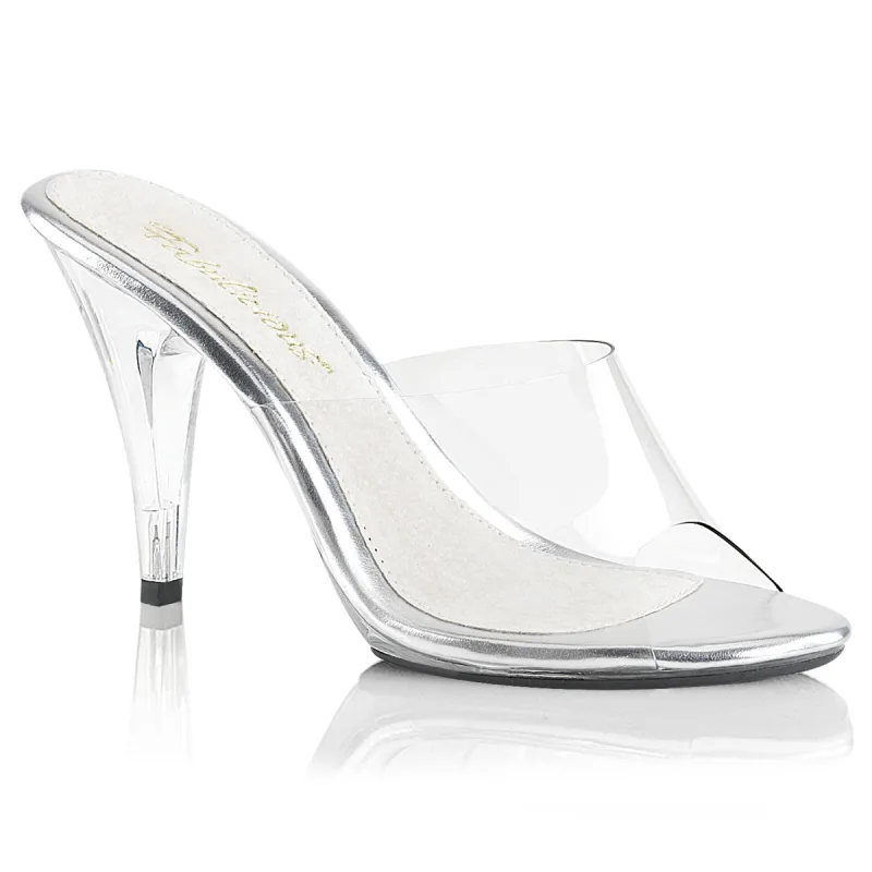Fabulicious Caress-401-Clear-Size 7-Clearance sold by Shoe Freaks