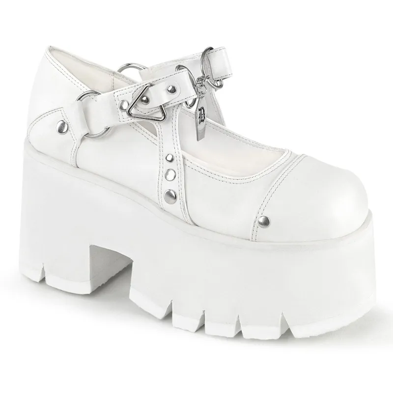Demonia Ashes-33-White-Size 10-Clearance sold by Shoe Freaks