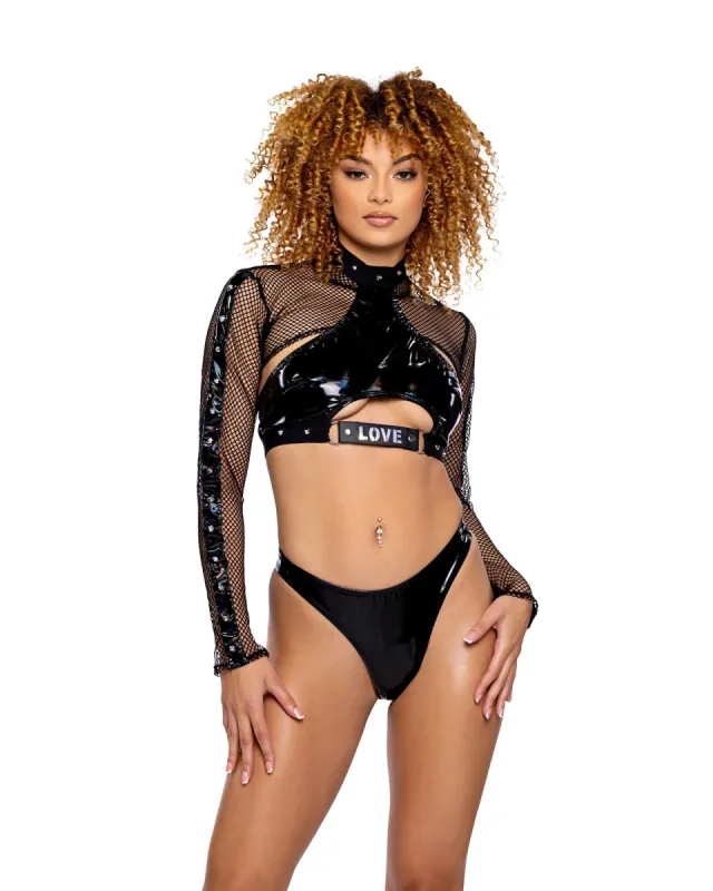 Unisex Fishnet Shrug sold by Shoe Freaks