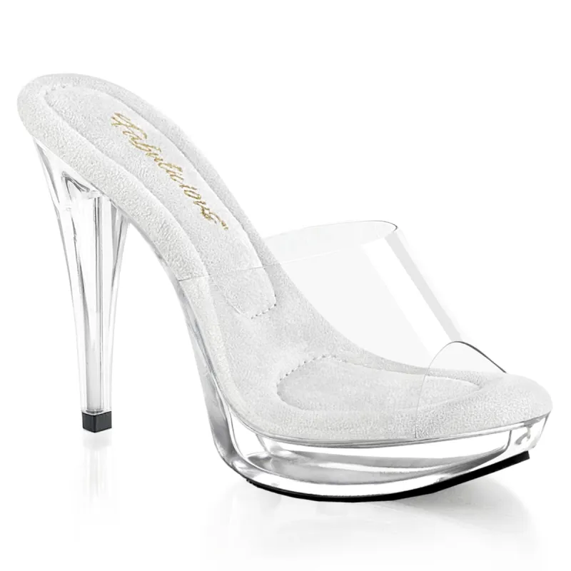 Fabulicious Cocktail-501-Clear-Size 5-Clearance sold by Shoe Freaks
