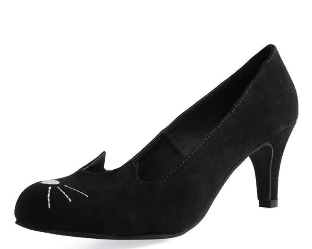 TUK-A9286L Black Sophistakitty Low Heel sold by Shoe Freaks