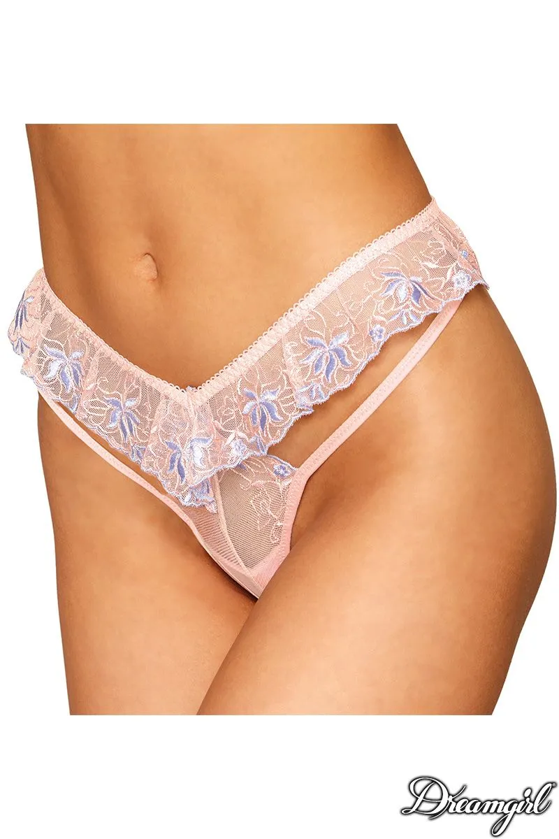 Floral Flutter G-String sold by Shoe Freaks