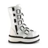 Demonia Slacker-160-White-Size 6-Clearance sold by Shoe Freaks