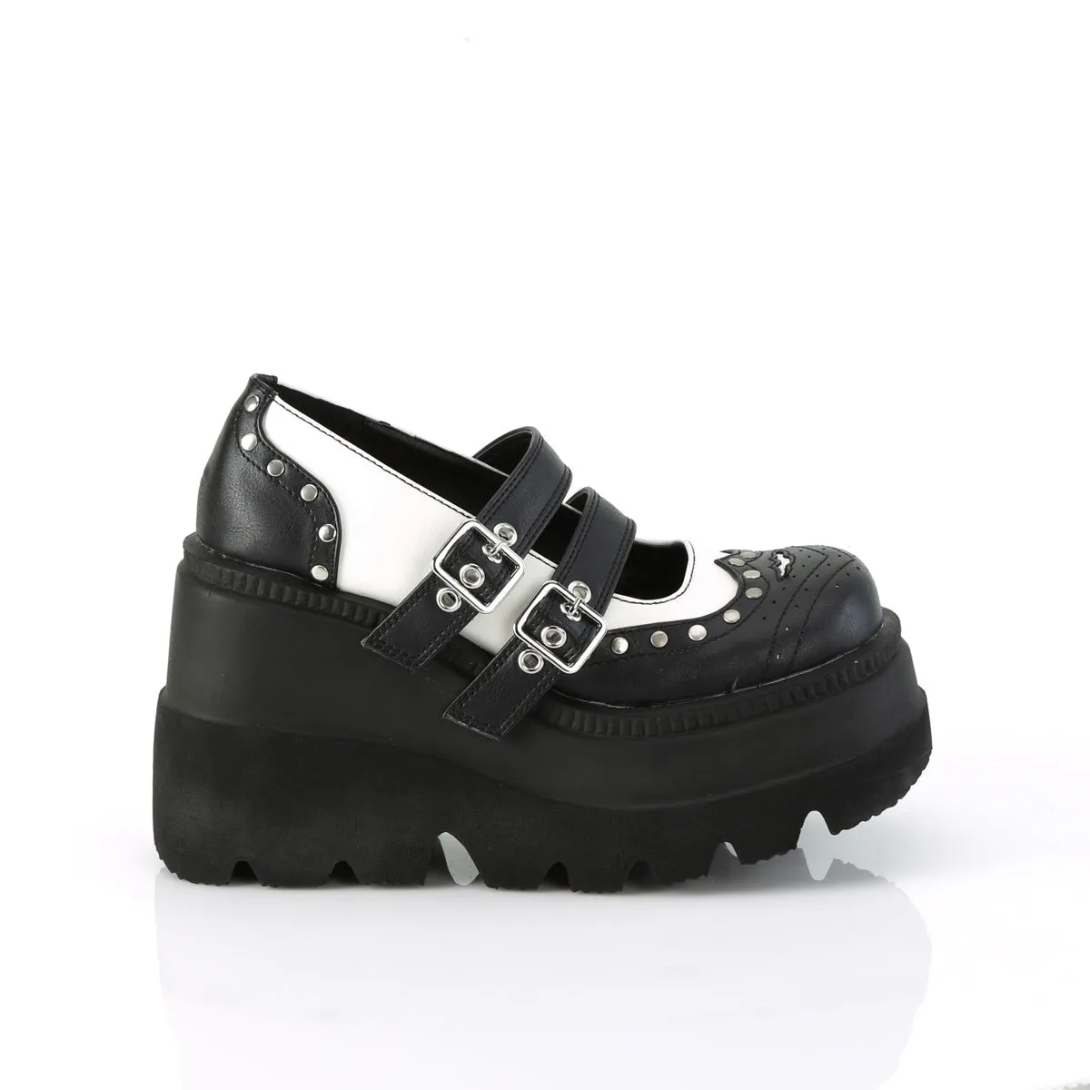 Demonia Shaker-27-Black-White-Size 7-Clearance sold by Shoe Freaks product image thumbnail 5