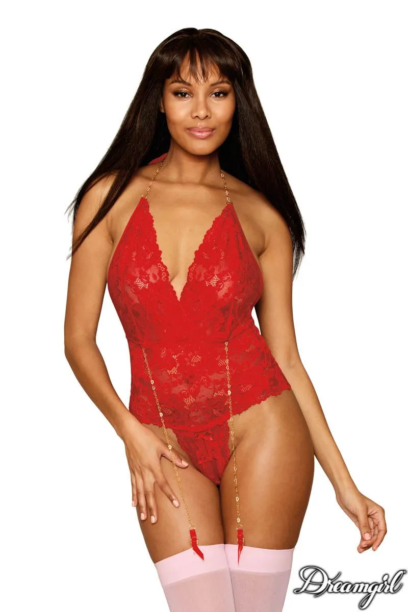 Gold Garters Teddy sold by Shoe Freaks