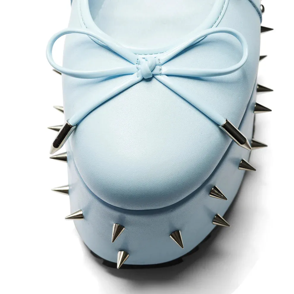 Zorina Lace Up Platform Ballet Shoes - Blue sold by Shoe Freaks product image thumbnail 4