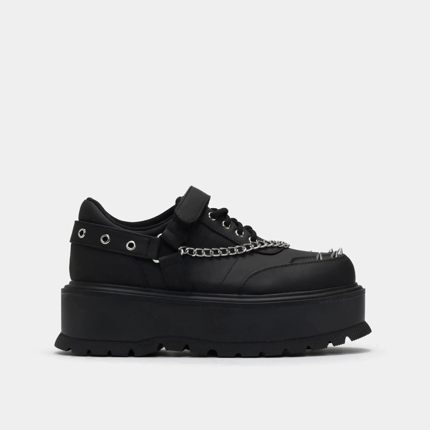 Retrograde Rebel Men's Black Platform Shoes sold by Shoe Freaks product image thumbnail 2