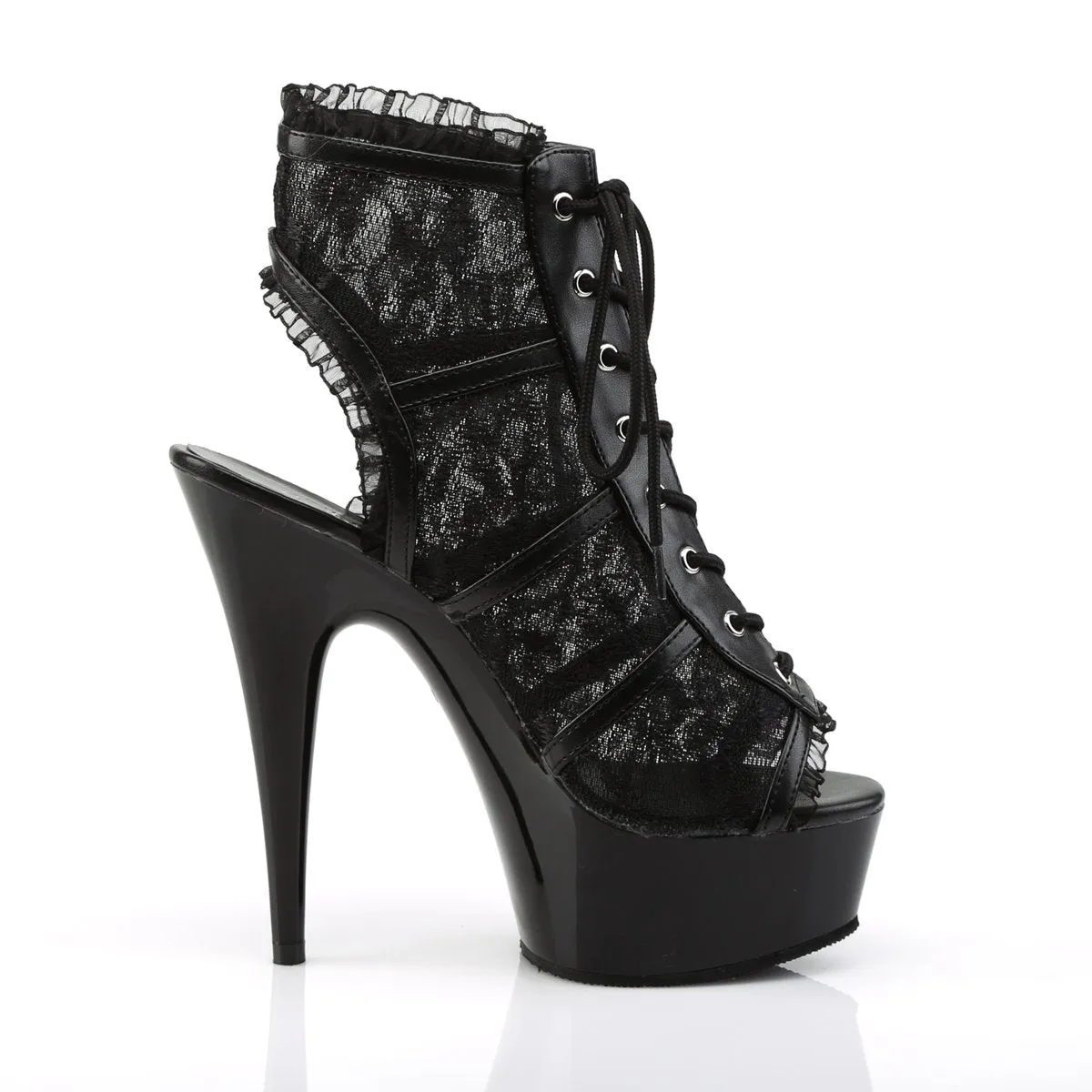 Pleaser Delight-696LC-Black-Size 13-Clearance sold by Shoe Freaks product image thumbnail 5
