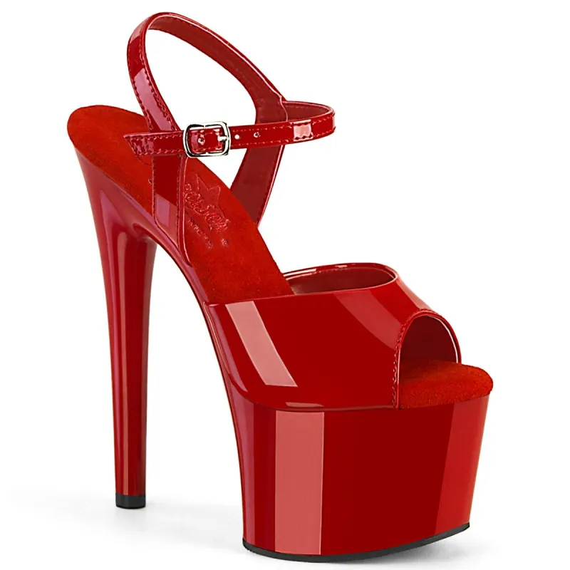 Pleaser Passion-709-Red-Size 8-Clearance sold by Shoe Freaks
