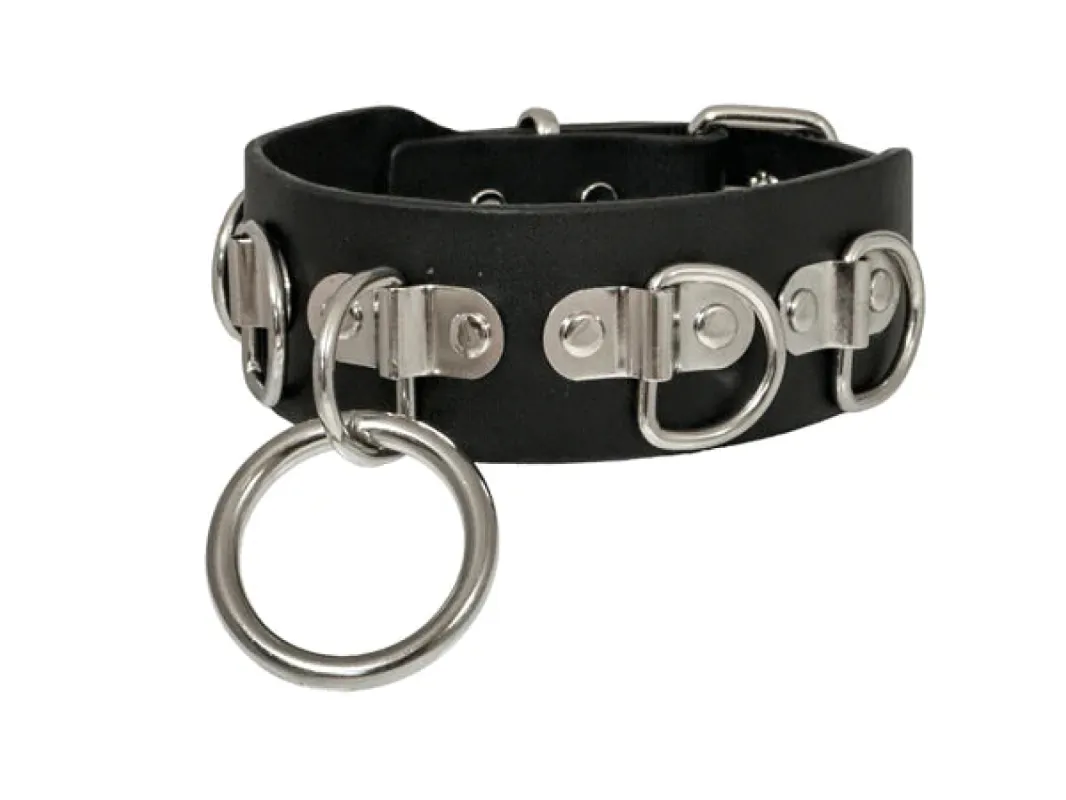 Large O Ring Bondage Choker 1 3/4 Wide sold by Shoe Freaks