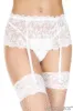 Floral Lace Garterbelt sold by Shoe Freaks