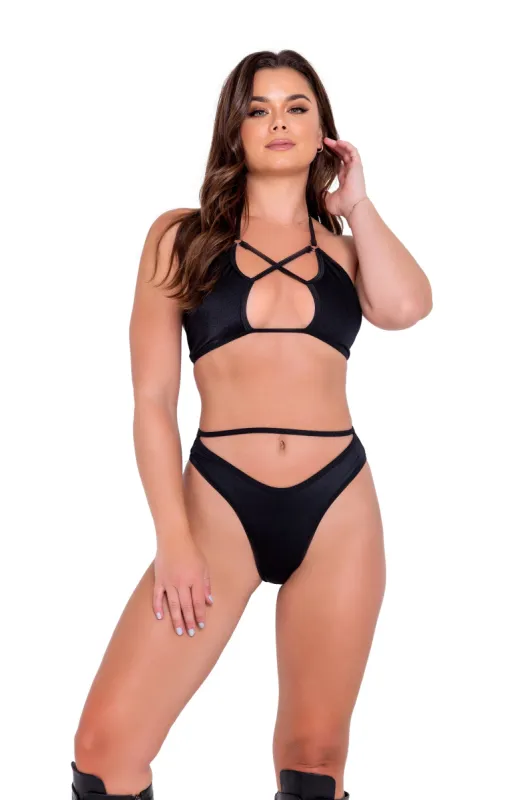 Criss-Cross Bikini Top sold by Shoe Freaks