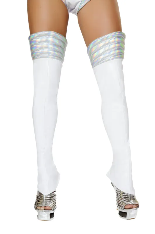 White Space Girl Leggings sold by Shoe Freaks