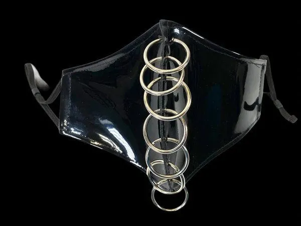 Patent Black Pierced Mask sold by Shoe Freaks product image thumbnail 4