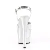 Pleaser Adore-709-2G-Silver-Size 6-Clearance sold by Shoe Freaks