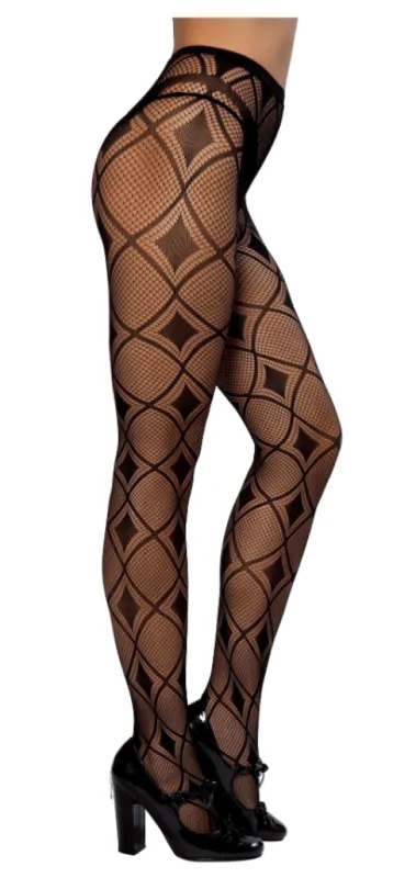 Diamond Print Pantyhose sold by Shoe Freaks