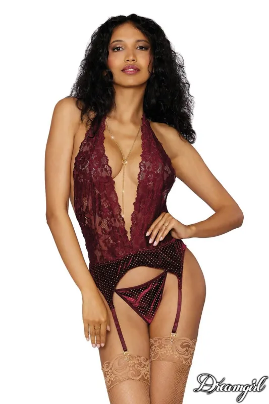 Velvet Garter Slip sold by Shoe Freaks