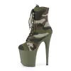 Pleaser Flamingo-1020CAMO sold by Shoe Freaks