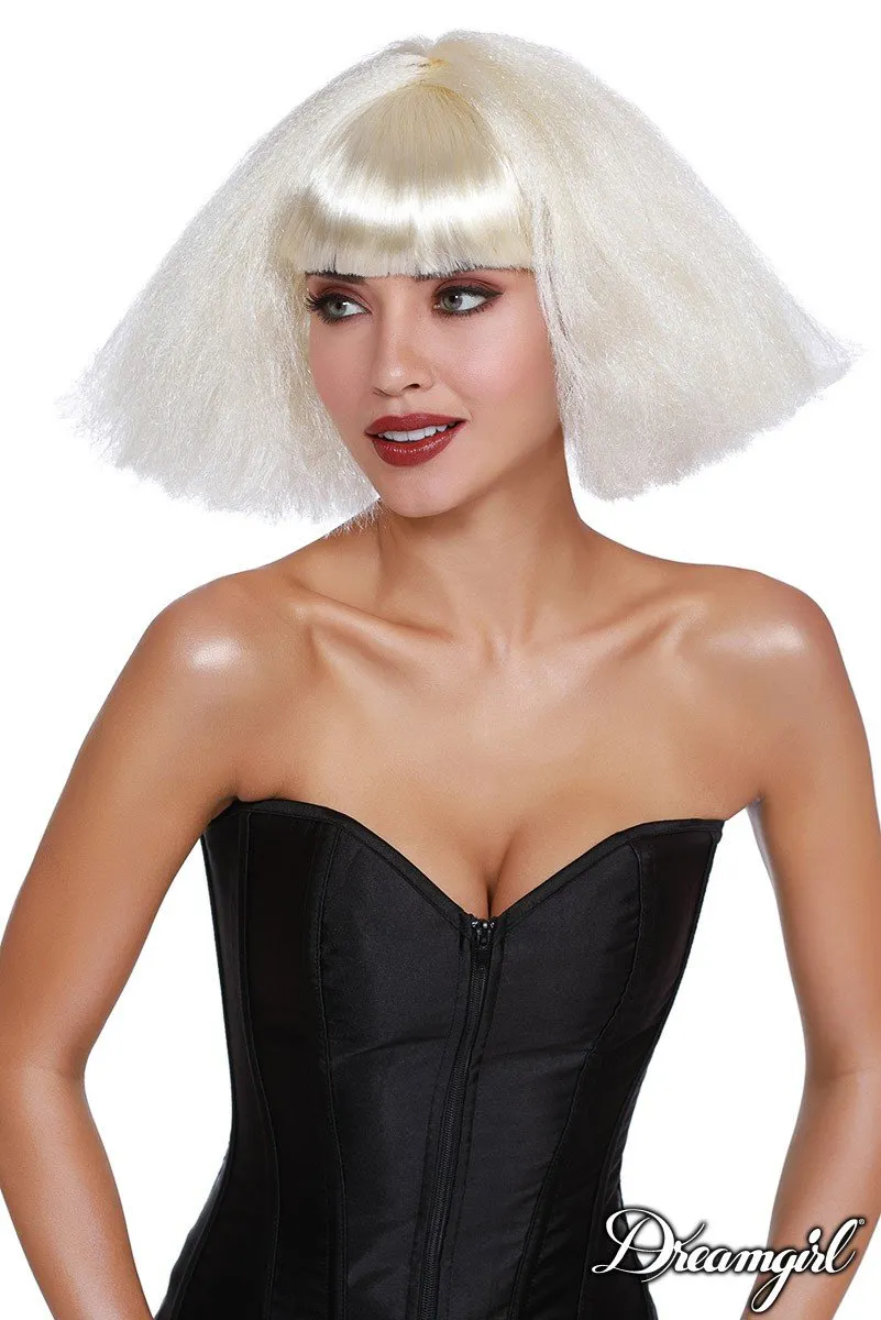 Crimped Wedge Bob Wig sold by Shoe Freaks