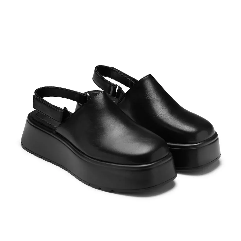 Treva Flatform Slingback Sandals - Black sold by Shoe Freaks product image thumbnail 2
