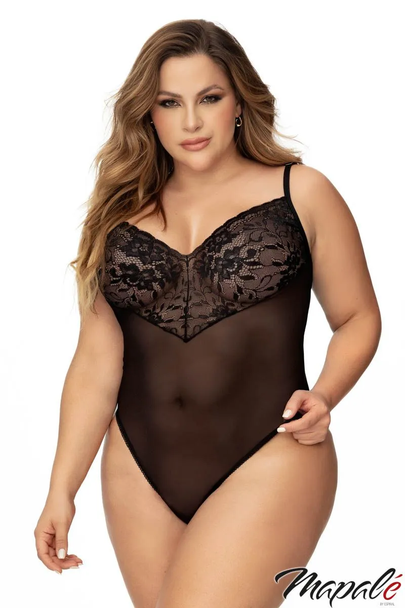 Sheer Lace Teddy sold by Shoe Freaks product image thumbnail 3