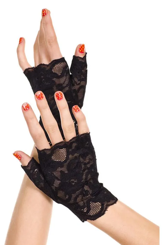 Lace Fingerless Gloves sold by Shoe Freaks