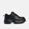 Jennie Striker Black Chunky Bubble Trainers sold by Shoe Freaks