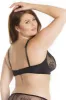 Lace Bra with Microfiber Band sold by Shoe Freaks