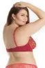Lace Bra with Microfiber Band sold by Shoe Freaks
