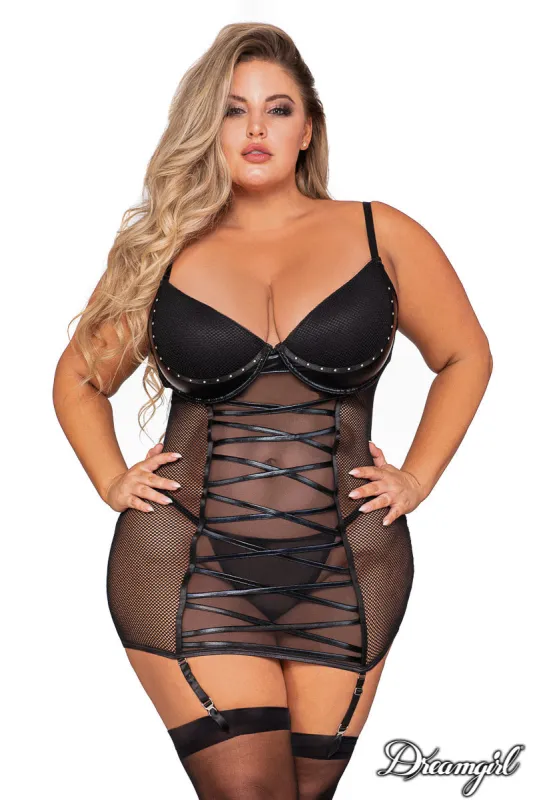 Lace-Up Garter Slip sold by Shoe Freaks