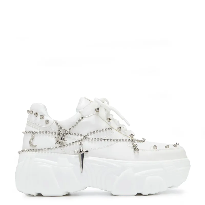 Jinx White Mystic Charm Trainers sold by Shoe Freaks