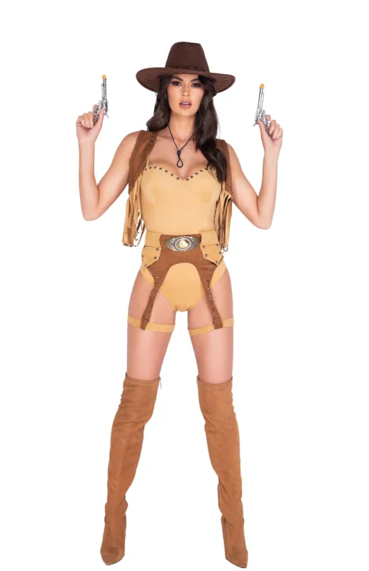 4pc Wild West Babe Costume sold by Shoe Freaks