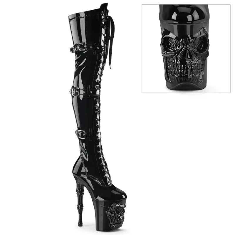 Pleaser Rapture-3028-Black-Size 7-Clearance sold by Shoe Freaks