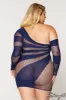 Asymmetrical Net Chemise sold by Shoe Freaks