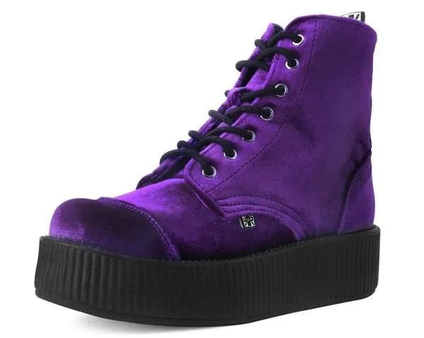 TUK V9656L Violet Velvet Viva Mondo Boot sold by Shoe Freaks