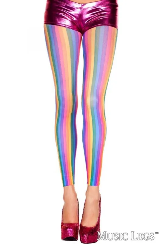 Rainbow Leggings sold by Shoe Freaks