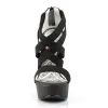 Pleaser Pink Label Teeze-47W-Black-Size 12-Clearance sold by Shoe Freaks